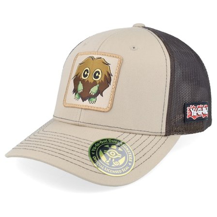 Yu-Gi-Oh! - Beige Trucker Cap - Kuriboh Khaki/Brown Trucker - Yu-Gi-Oh @ Hatstore