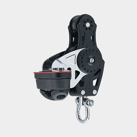 Harken 57mm Fiddle Block - Swivel, Cam Cleat (2623)