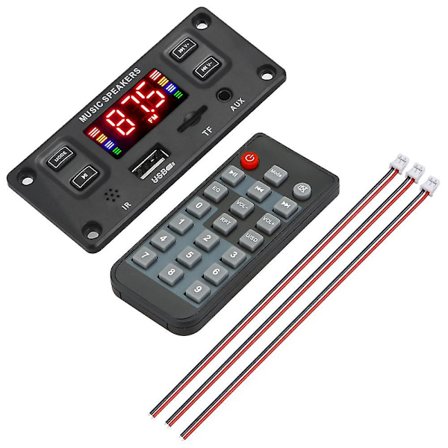 2*60W 120W Vahvistin Bluetooth 5.0 MP3 Dekooderi Piirilevy DC 12V 24V Musiikkisoitin USB LINE IN FM Radio Nauhoitus Handsfree Puhelun Nauhoitus