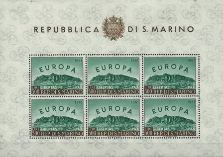San Marino 1961 - MICHEL 700 - Miniark - Postfrisk