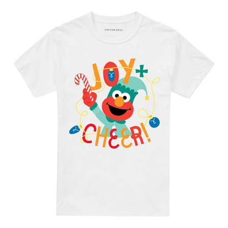 Sesame Street Dam/Dam Joy And Cheer Med Elmo Jul T-shirt