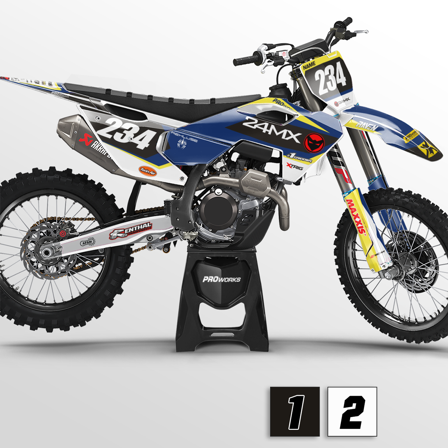 Husqvarna Competition Decal Kit - Husqvarna WR 125 1980-2013