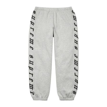 Supreme, Sweatpants Grijs, Heren, Maat:L