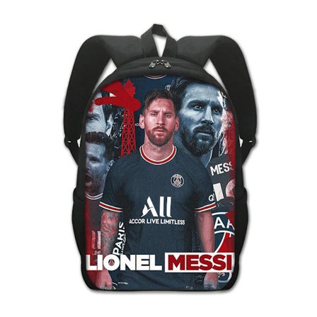 Star Messi Anime Skolerygsæk Casual Daypack Rygsæk Cool bogtaske