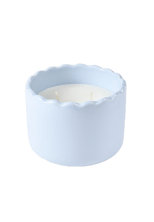 Åhléns Home Doftljus SCALLOP Ljus Blå ONESIZE