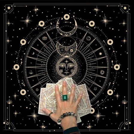 Metafysisk Spillmatte Pendel Divinations Alter Duk Brettspill Card Pad