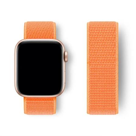 nylon För apple watch band 44mm 40mm 49mm 45mm 41mm 42mm 38mm 44 mm Sportarmband Iwatch Series 8 9 Se7 6 5 4 3 Ultra 2 69 Papaya XS