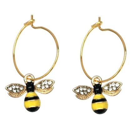 Earrings - Creoles - Wasps