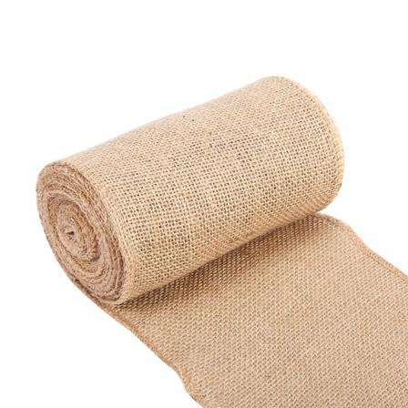 Natur Hessian Jute Jutebånd Rustikk Bordløper Håndverk Stol Hjem Bryllupsfest 15x500cm