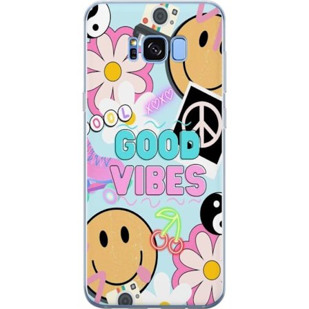 Kompatibelt Mobilskal till Samsung Samsung Galaxy S8 Good Vibes
