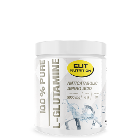 ELIT 100% Pure L-glutamine, 300 g, Natural