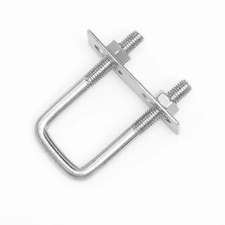 /EA/4 stk. U-bolter 66 U-bolt 80 X 50mm, rustfritt stål U-bolt, mutterplater skive, klembolter mindre enn 50mm