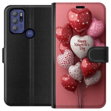 Kompatibelt Plånboksfodral till Motorola Motorola Moto G60S Valentinballonger
