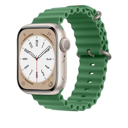 Ocean Rannekoru Apple Watch Ranneke 44mm 40mm 45mm 41mm 49mm 42mm 38mm Älykello silikonihihna Iwatch Ultra Series 7 6 3 Se 8 clover 42 44 45 49mm