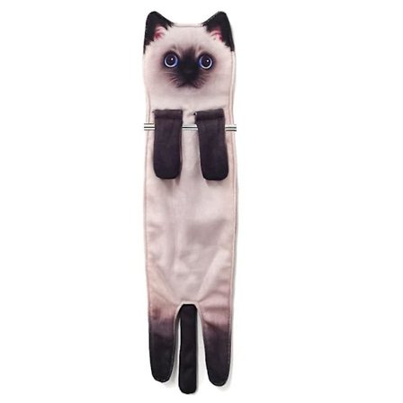 Roliga handdukar för katt till badrum och kök - Superabsorberande mjuka handdukar för ansiktet - Perfekt present till inflyttning