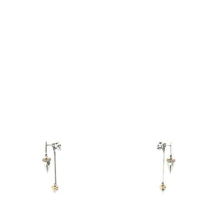 Alexander McQueen, Earrings Szary, Kobieta, Rozmiar: ONE Size