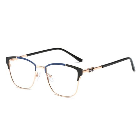 Anti-Blue Light Lasit Pyöreät silmälasit SININEN SININEN