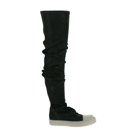 Rick Owens, Stocking Sneak Boots Czarny, Kobieta, Rozmiar: 36 EU