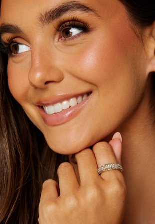 BY JOLIMA Rock Crystal Ring Gold Vaatteet