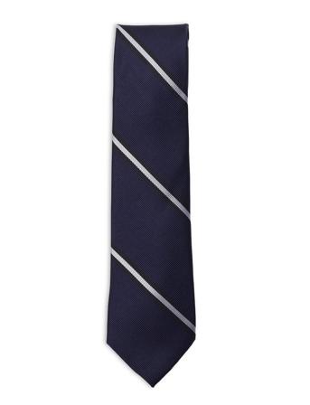 Navy Black White Striped Preppy Silk Slips Multi/mönstrad An Ivy