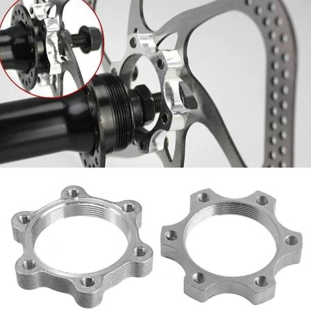 Levyjarrukeskiölukkoadapteri roottori 6 pulttia Pyörä Pyörä Mtb 48mm