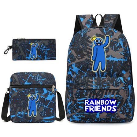 Rainbow Friends ryggsekk for gutter og jenter Flower Chart 5 Backpack