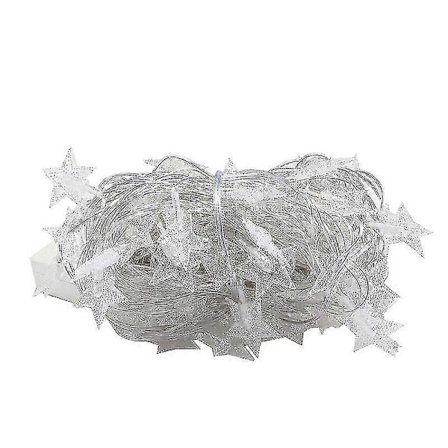 40 LED Stjärnljusslinga 6m Julbelysning Batteridriven För Inomhus- och Utomhusbruk, Fest, Bröllop och Högtidsdekorationer