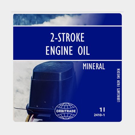 Mineral oil for 2-stroke outboard Orbitrade 2-Stroke Engine Oil, API TC & JASO FC & NMMA TC-W3, 5 litres