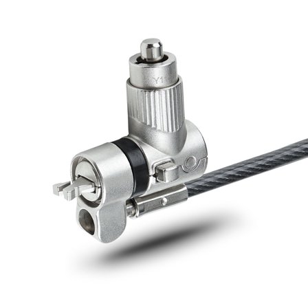 StarTech Universal Laptop Lock 6.6ft (2m), Security Cable For Notebook Compatible With Noble Wedge /Nano/K-Slot; Keyed Locking Cable - Anti-Theft