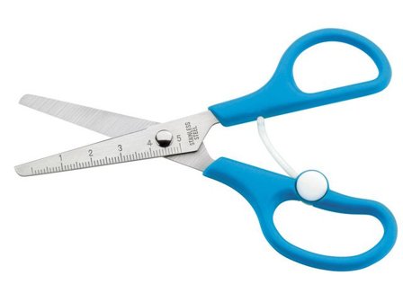 WESTCOTT Barnsax blad i rostfritt stål med trubbig spets 130mm blått handtag - Lyreco - Skola och förskola - Bild och form - Saxar - Skola