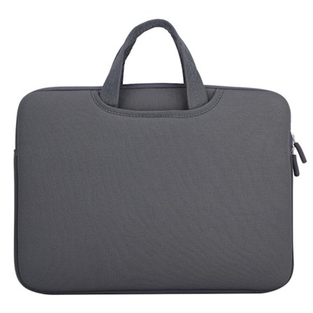 15-tommers Anti-kollisjon Laptop Sleeve Veske 3 Lag Full Beskyttelse Grå