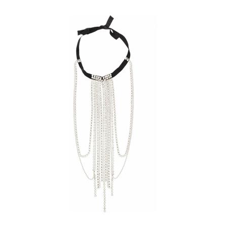 Isabel Marant Étoile, Isabel Marant Bijoux Silver Necklace Grijs, Dames, Maat:ONE Size