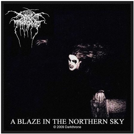 Darkthrone A Blaze In The Northern Sky Patch One Size Black/Whi