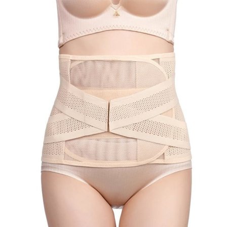 Midjetränare korsett mage bälte aprikos One Size