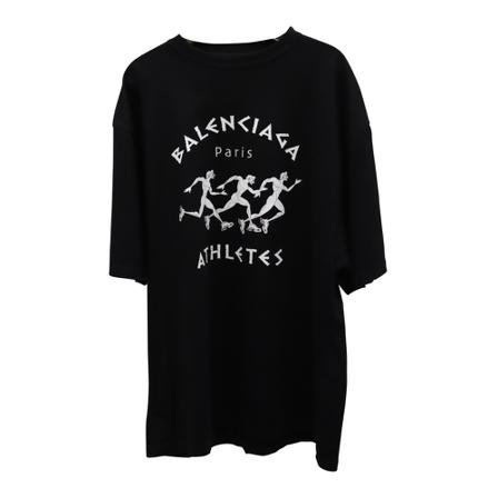 Balenciaga Vintage Pre-owned Short Sleeve Shirts Sort, Herre Vintage Overdele, Størrelse: M