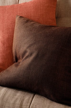 Jotex - Putetrekk 50x50 Cm Mørk brun - WEAVER - Kjøp Pynteputer & trekk hos Jotex