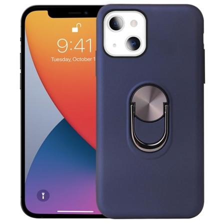 iPhone 13 Mini Hybrid-etui med fingerreim - Mørk Blå