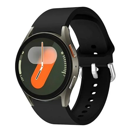 Silikonarmband för Samsung Galaxy Watch 7/6/5/4 40mm 44mm 5 Pro Original No Gap Armband Galaxy Watch 6 4 Classic 47mm 43mm Band