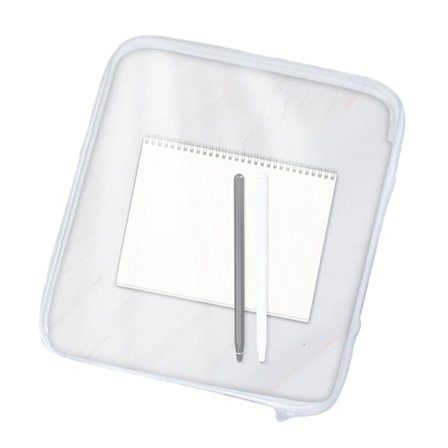 Blixtlåsförsedd hård påse Organizer Case Daglig hushållsförvaring case för vardagsrum hem