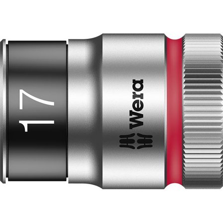 Wera 8790 HMC HF Sexkantshylsa 1/2" 17 mm, Handverktyg