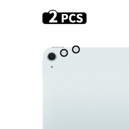 RURIHAI 2-pakning iPad Air 11 (2024) kameralinsebeskytter med metallring CSG Glass AR Clear Lens Film - Gjennomsiktig