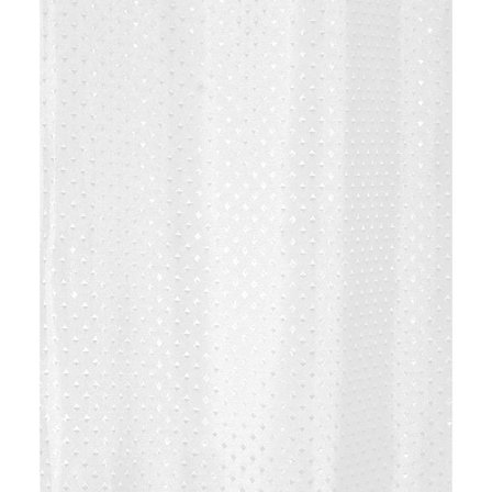 Arrow Safir Kabine gardin Hvid med stjerner, 1100 x 1750 mm, Badeværelse