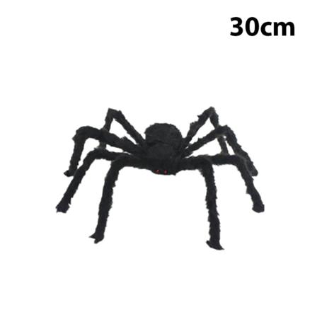 30/50 Cm/75 Cm Big Black Plysch Spindel Halloween-festdekorationer