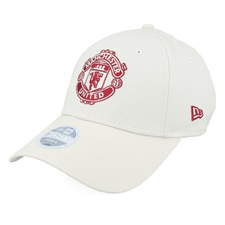 New Era - Football Beige adjustable Kasket - Manchester United Seasonal Womens 9FORTY Ivory Adjustable @ Hatstore