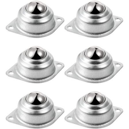 6 stk. kugleruller møbelhjul overførselshjul kugle små N