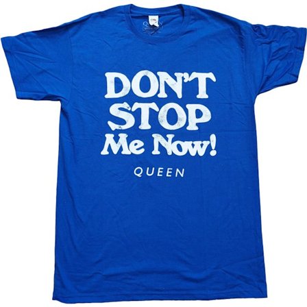 Queen Unisex Vuxen Don ́t Stop Me Now T-Shirt M Blå
