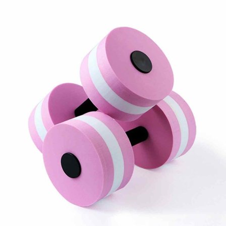 Pool Resistance Skum Hantel, Lågintensiv Träning Starka Färger Flytande Vattenfitness Hantlar för Bekvämt Grepp Fri Montering & Demontering