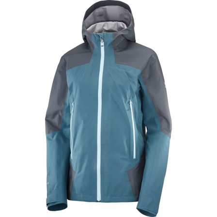 Salomon Women's Outline Gore-Tex Hybrid Jacket Women shell jackets Blue M