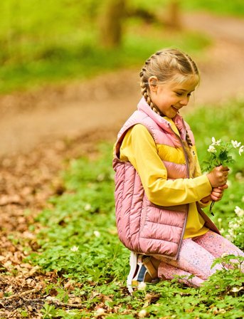 Color Kids Colorblock Sandals W. Velcro - Coral - 33