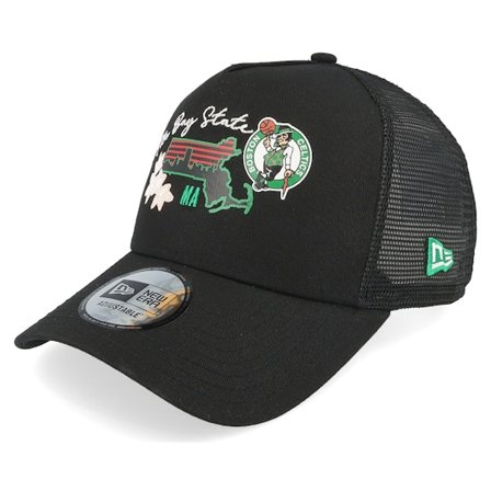 New Era - Negro trucker Gorra - Boston Celtics NBA Trucker Black Trucker @ Hatstore